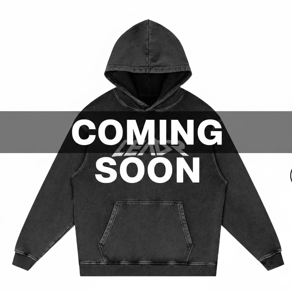 Coming Soon - Black Washed Hoodie